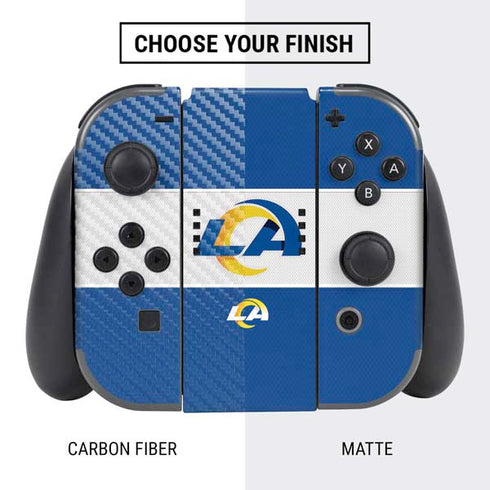 NFL Los Angeles Rams Zone Block Nintendo Switch Bundle Skin