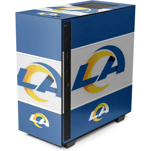 NFL Los Angeles Rams Zone Block NZXT H510 Compact ATX Mid-Tower Case Skin