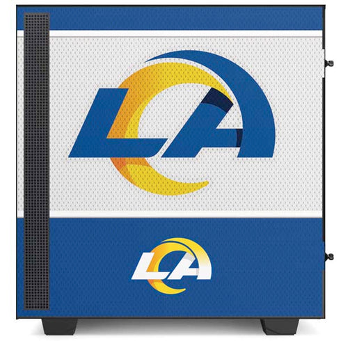 NFL Los Angeles Rams Zone Block NZXT H510 Compact ATX Mid-Tower Case Skin