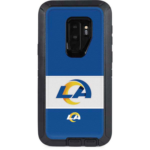 NFL Los Angeles Rams Zone Block Otterbox Defender Galaxy Skin