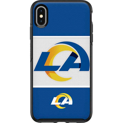 NFL Los Angeles Rams Zone Block Otterbox Symmetry iPhone Skin
