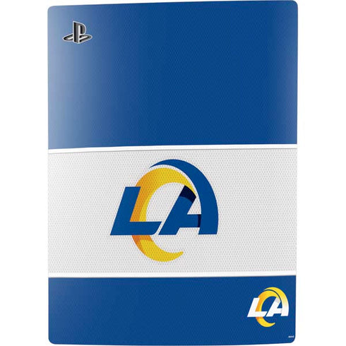 NFL Los Angeles Rams Zone Block PS5 Digital Edition Console Skin