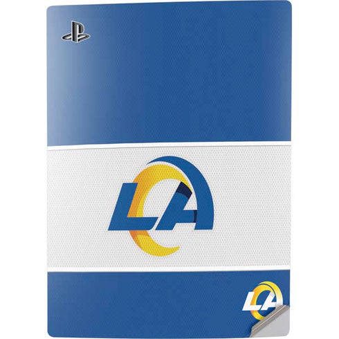 NFL Los Angeles Rams Zone Block PS5 Digital Edition Console Skin