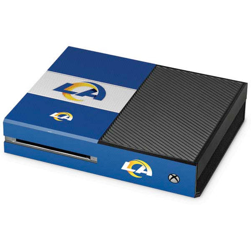 NFL Los Angeles Rams Zone Block Xbox One Console Skin