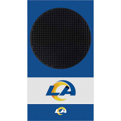 NFL Los Angeles Rams Zone Block Xbox Series S Console Skin