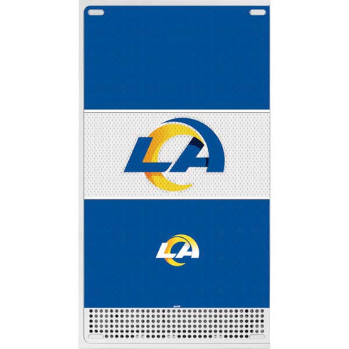 NFL Los Angeles Rams Zone Block Xbox Series S Console Skin