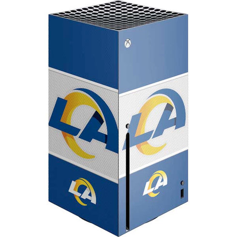 NFL Los Angeles Rams Zone Block Xbox Series X Console Skin