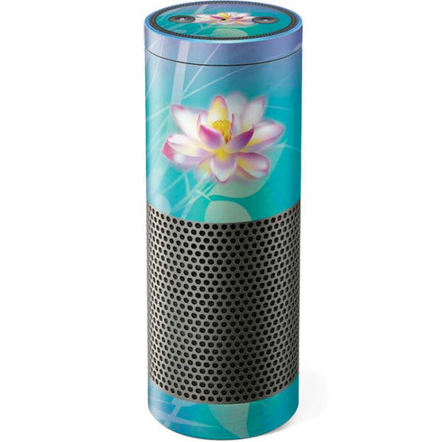 Lotus Floral Pattern Amazon Echo Skin