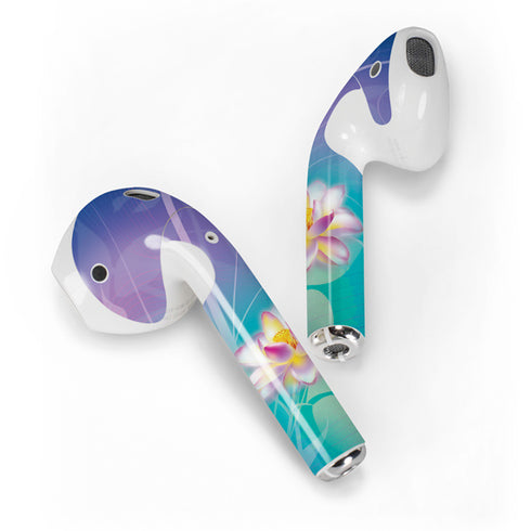 Lotus Floral Pattern Apple AirPods 2 Skin