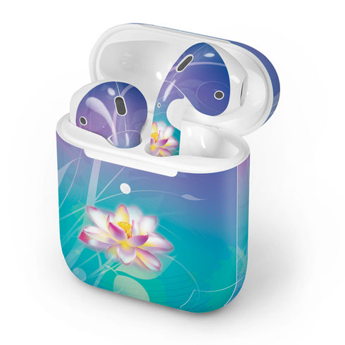 Lotus Floral Pattern Apple AirPods 2 Skin