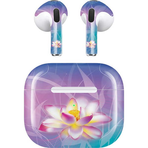 Lotus Floral Pattern Apple AirPods (3rd Gen 2021) Skin