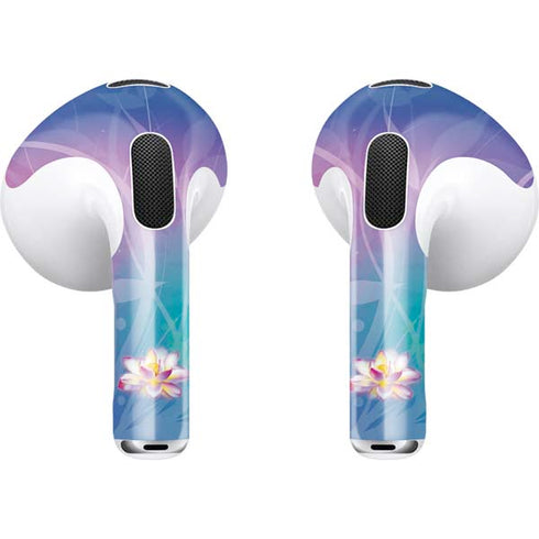 Lotus Floral Pattern Apple AirPods (3rd Gen 2021) Skin
