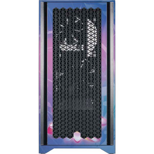 Lotus Floral Pattern Corsair 4000D Tempered Glass Mid-Tower ATX Case Skin