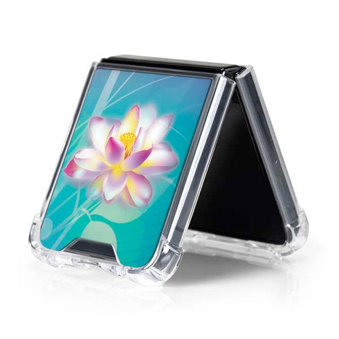 Lotus Galaxy Z Flip5 5G Clear Case
