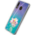 Lotus Floral Pattern Galaxy A20 Clear Case
