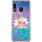 Lotus Floral Pattern Galaxy A30 Clear Case