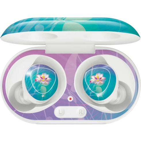 Lotus Floral Pattern Galaxy Buds Plus Skin