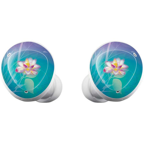 Lotus Floral Pattern Galaxy Buds Plus Skin
