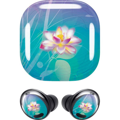 Lotus Floral Pattern Galaxy Buds Pro Skin
