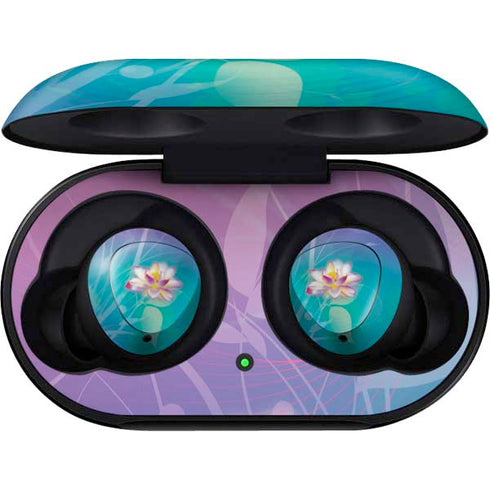 Lotus Floral Pattern Galaxy Buds Skin