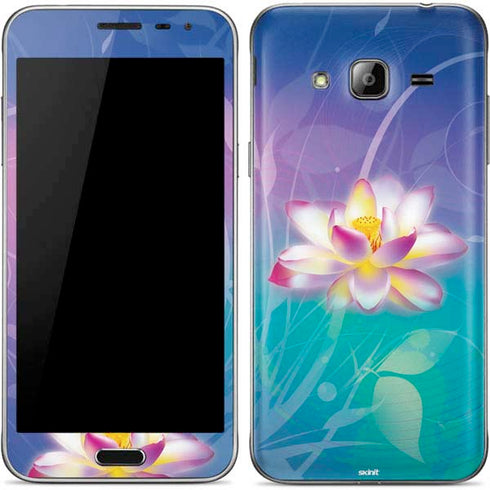 Lotus Floral Pattern Galaxy J3 Skin