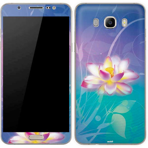 Lotus Floral Pattern Galaxy J7 Skin