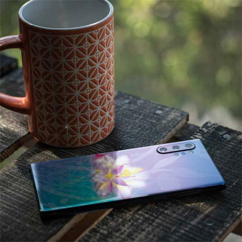 Lotus Floral Pattern Galaxy Note 10 Plus Skin