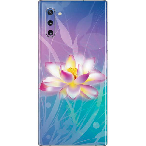 Lotus Floral Pattern Galaxy Note 10 Skin