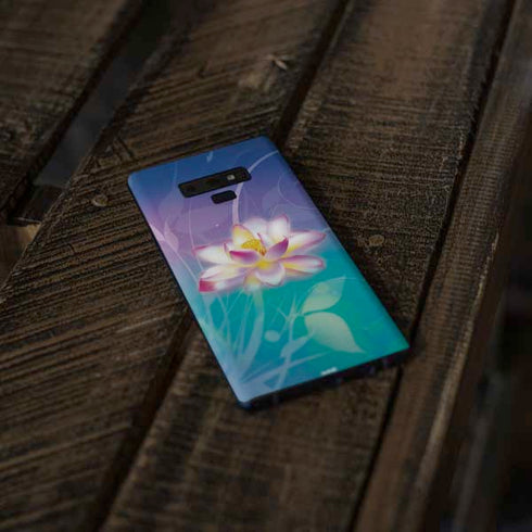 Lotus Floral Pattern Galaxy Note 9 Skin