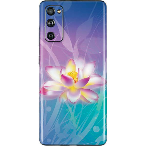 Lotus Floral Pattern Galaxy S20 Fan Edition Skin