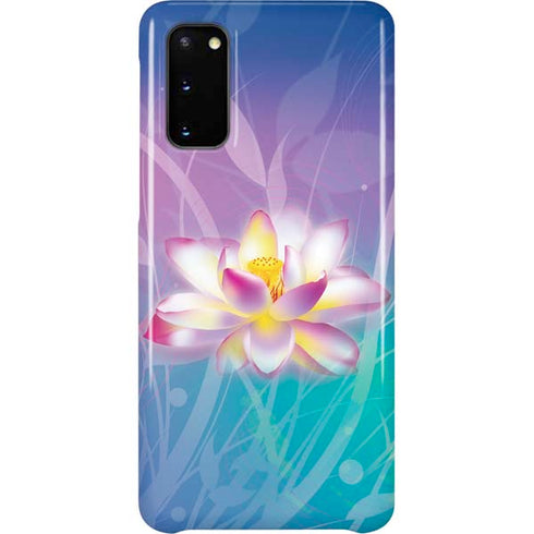 Lotus Floral Pattern Galaxy S20 Lite Case