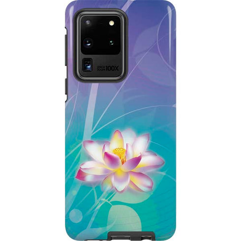 Lotus Floral Pattern Galaxy S20 Ultra 5G Pro Case