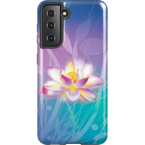 Lotus Floral Pattern Galaxy S21 5G Pro Case