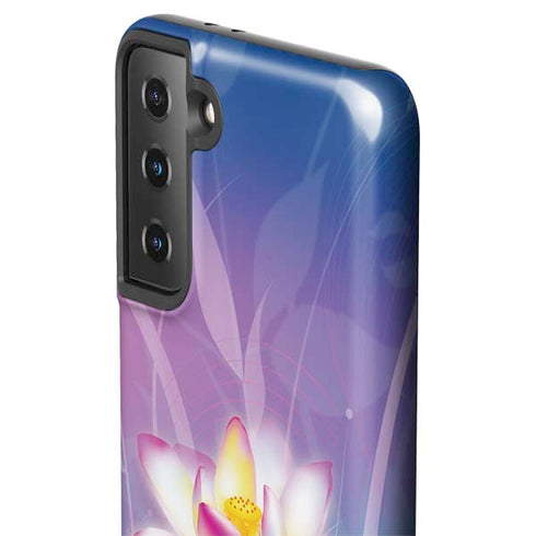 Lotus Floral Pattern Galaxy S21 FE Pro Case