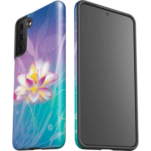 Lotus Floral Pattern Galaxy S21 FE Pro Case