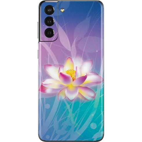 Lotus Floral Pattern Galaxy S21 Plus 5G Skin