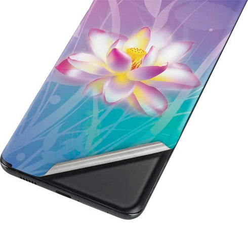 Lotus Floral Pattern Galaxy S21 Ultra 5G Skin