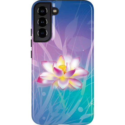 Lotus Floral Pattern Galaxy S22 Plus Pro Case