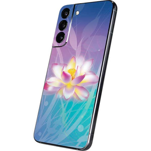 Lotus Floral Pattern Galaxy S22 Plus Skin