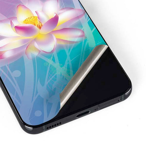 Lotus Floral Pattern Galaxy S22 Plus Skin