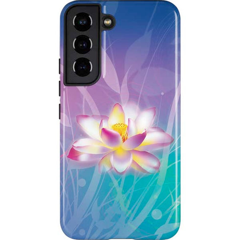 Lotus Floral Pattern Galaxy S22 Pro Case