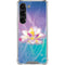 Lotus Floral Pattern Galaxy S23 Clear Case