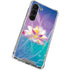 Lotus Floral Pattern Galaxy S23 Clear Case