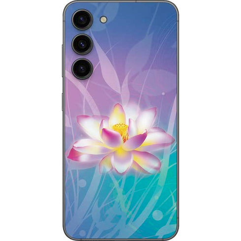 Lotus Floral Pattern Galaxy S23 Plus Skin
