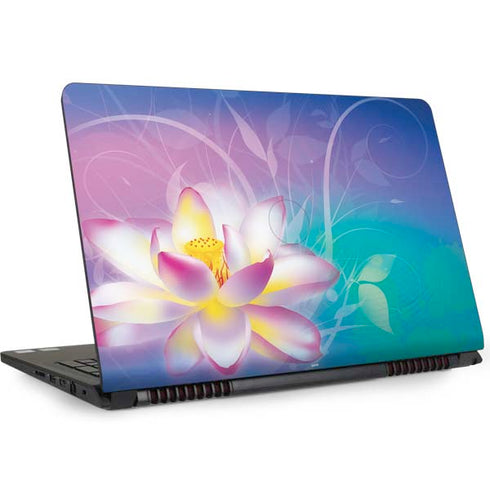 Lotus Floral Pattern Dell Inspiron Skin