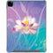 Lotus Floral Pattern iPad Pro 12.9in (2020) Clear Case