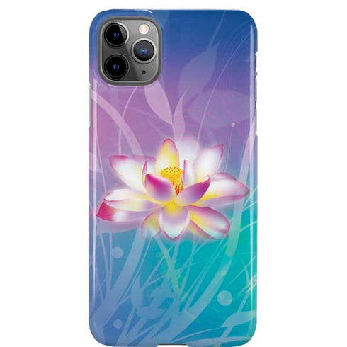 Lotus Floral Pattern iPhone 11 Pro Max Lite Case