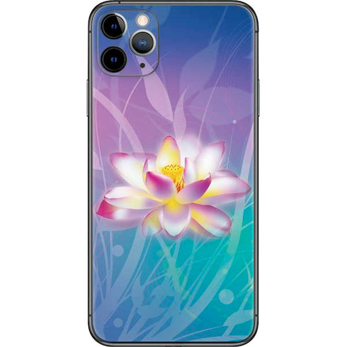 Lotus Floral Pattern iPhone 11 Pro Max Skin