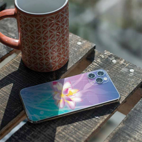Lotus Floral Pattern iPhone 11 Pro Skin