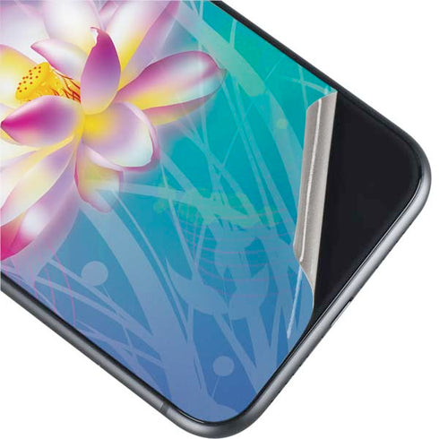 Lotus Floral Pattern iPhone 11 Skin